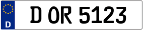 Truck License Plate